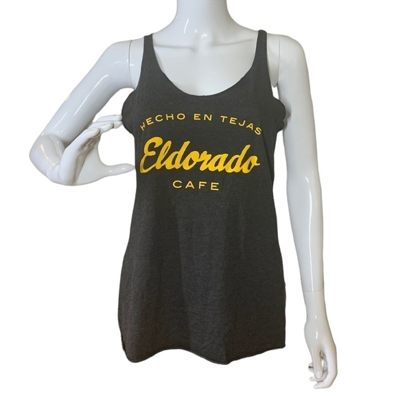 Hecho en Tejas Eldorado Cafe racer back tank top - Picture 1 of 3